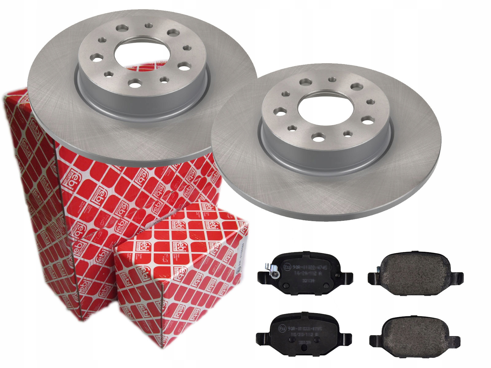 ДИСКИ КОЛОДКИ FEBI ЗАДНІ FIAT 500L 251MM