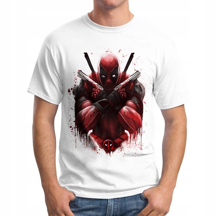 

Męska Koszulka Z Nadrukiem Samurai Deadpool S