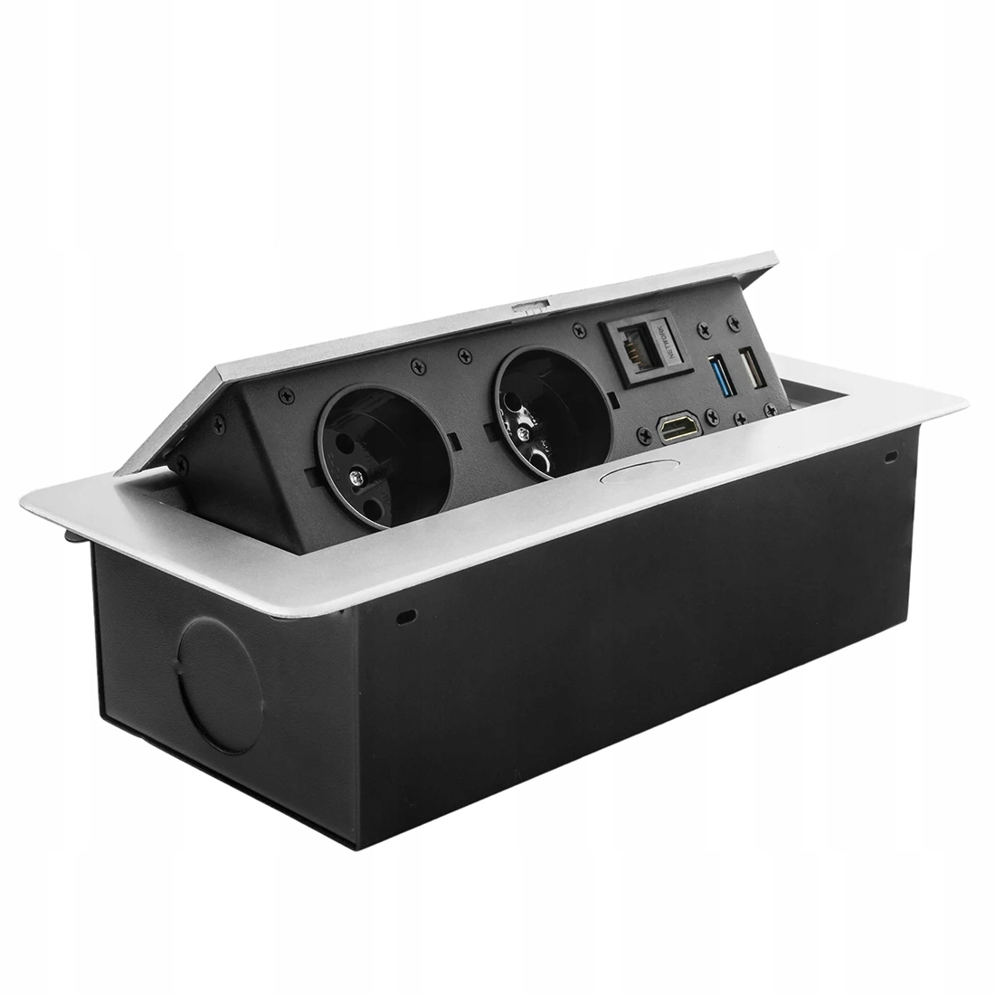 Gniazdo Blatowe Meblowe Otwierane Usb Hdmi Lan Spacetronik SPS-D26S V2