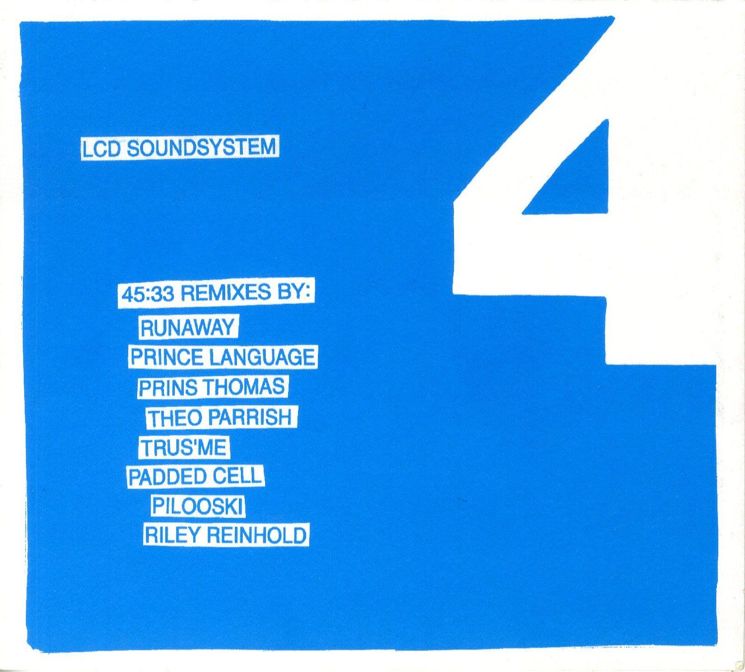 LCD Soundsystem: 45:33 Remixes (digipack) (CD)