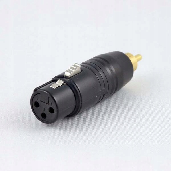 

Adapter przejściówka wtyk Rca Xlr (żeński)