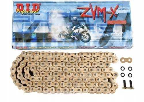 DID525ZVMX G&G-124 - Цепь привода DID 525 ZVMX X-Ring 124 злотый