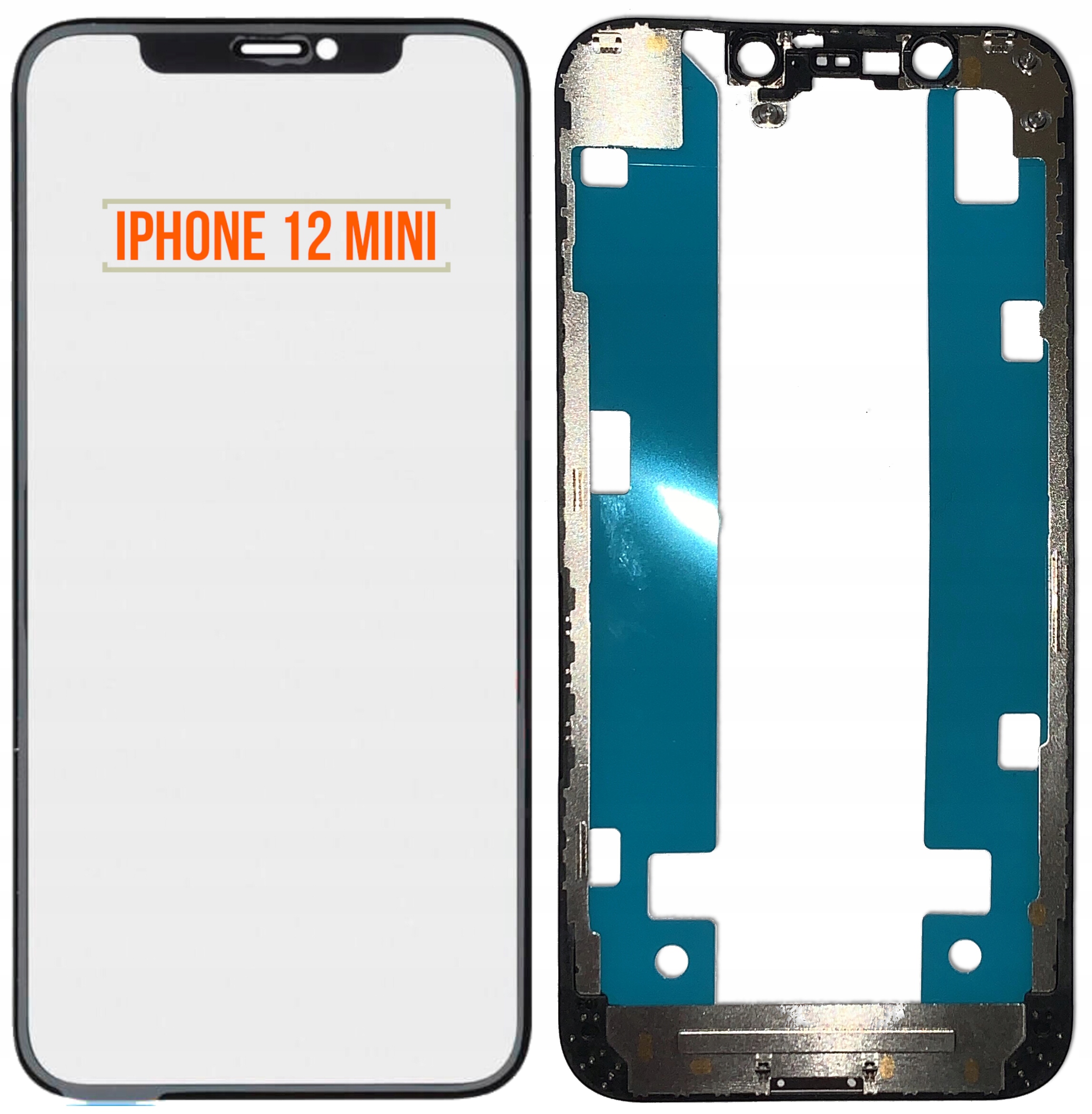 Szyba LCD Ramka OCA Napraw Ekran iPhone 12 Mini
