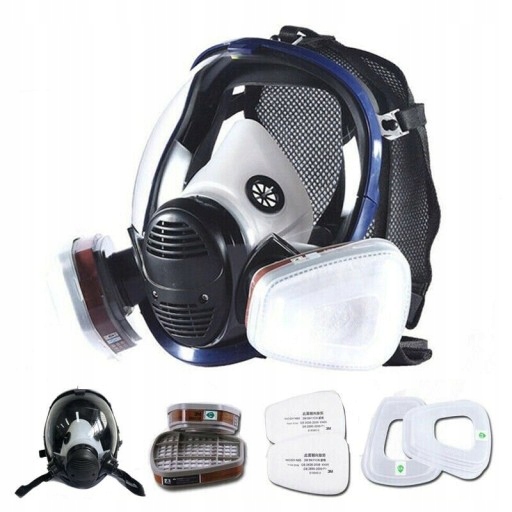 PEŁNA MASKA 6800 PRZECIWPYŁOWA LAKIERNICZA 3M Kod producenta MASKA PEŁNOTWARZOWA 6800