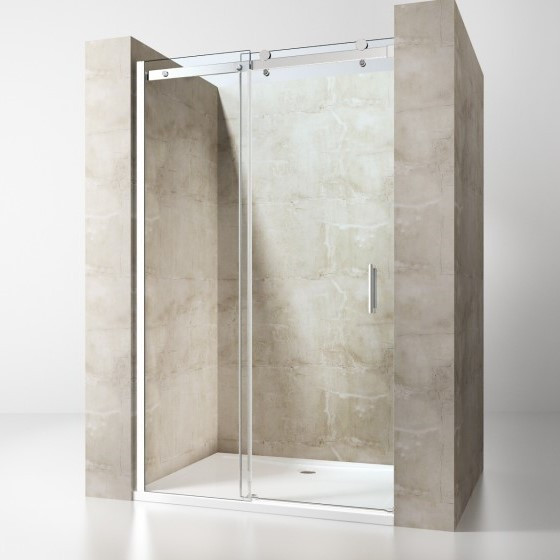 Drzwi Przesuwne Prysznicowe Okucia Mat D20 140cm Grubość szkła/szyby 8 mm