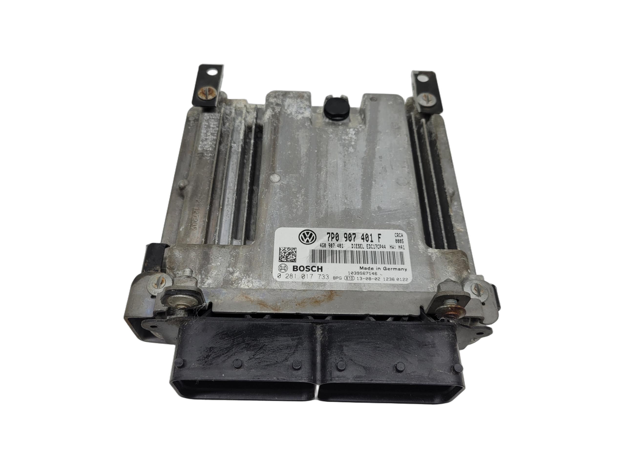 computer control unit of the engine 3.0 TDI VW TOUAREG II 7P 7P0907401F