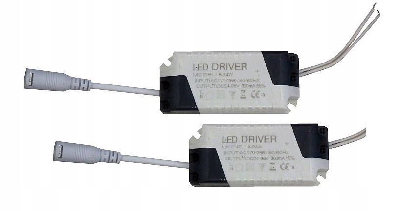 2× Zasilacz do LED Gaad ZASLED8-24DC24-96