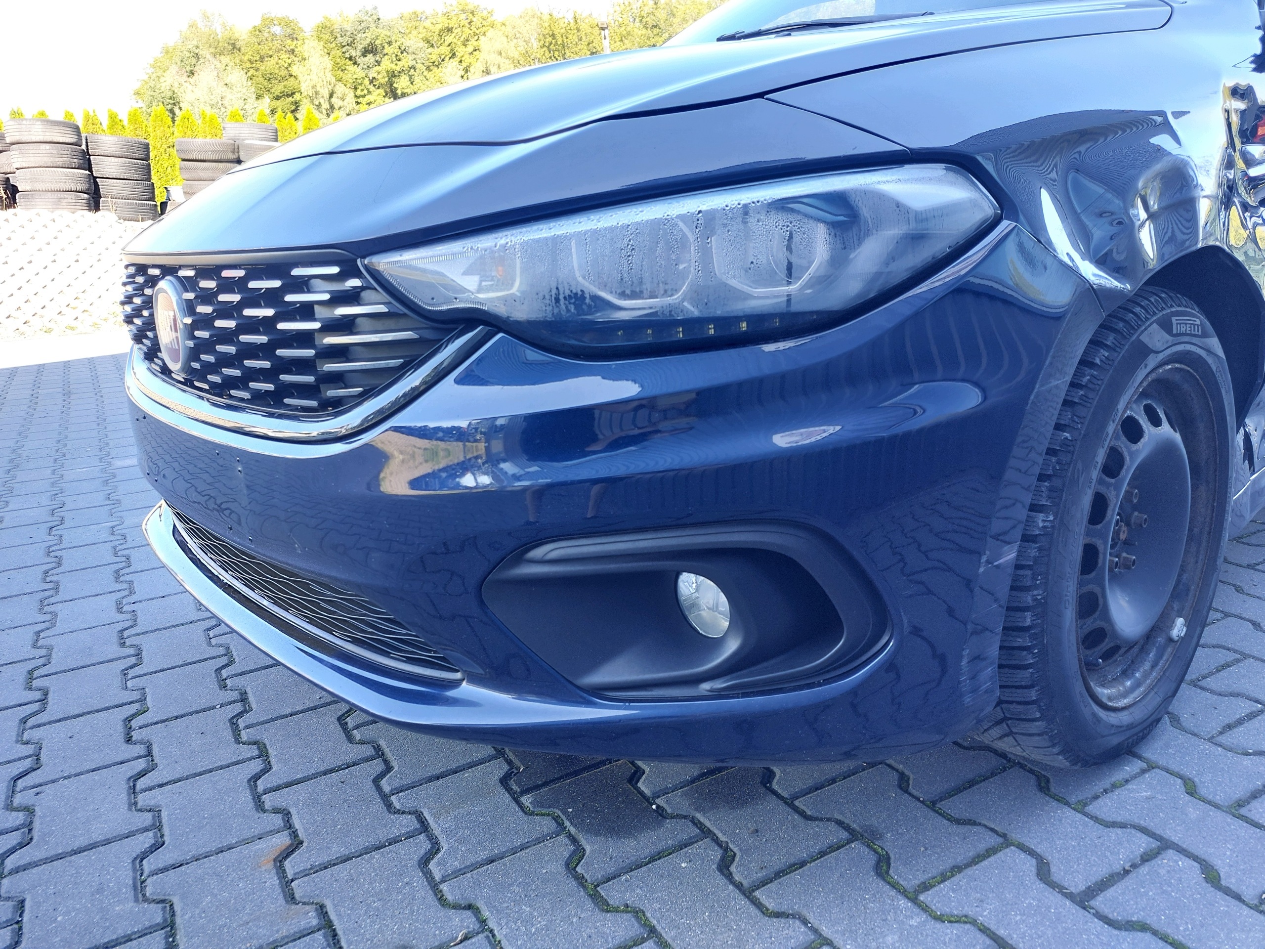 FIAT TIPO II 16r> bumper front complete grille fog lights 717/A