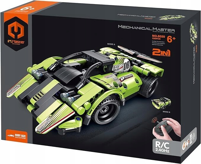 Auto sportowe 2w1 z klocków 335 elementów iM. Master