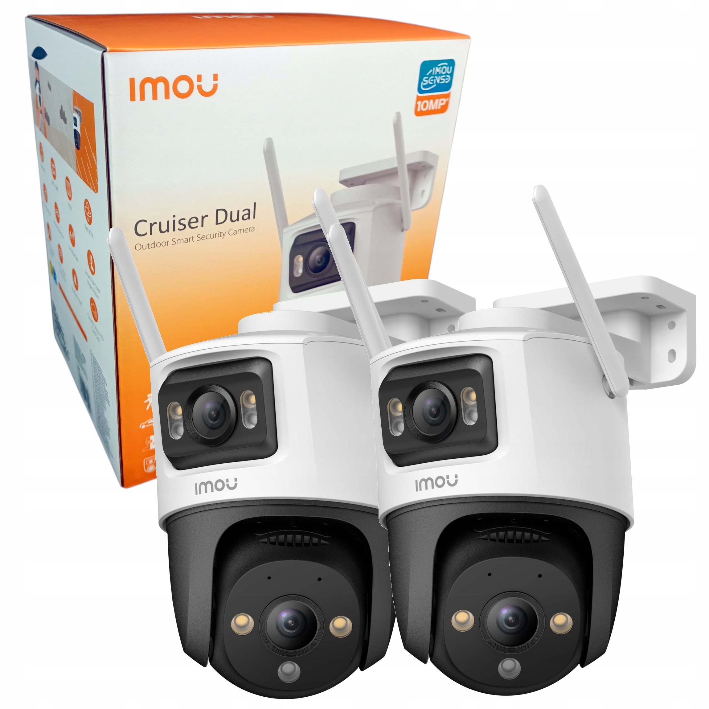 Zewnętrzna Kamera Obrotowa Ip WiFi 3MPx 4xZOOM Aplikacja Detekcja Mikrofon