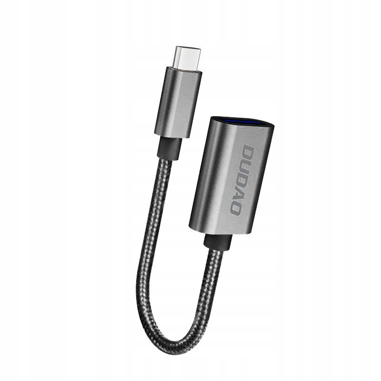 Adapter Dudao L15T Otg przejściówka Usb- C Usb- A szary Dudao