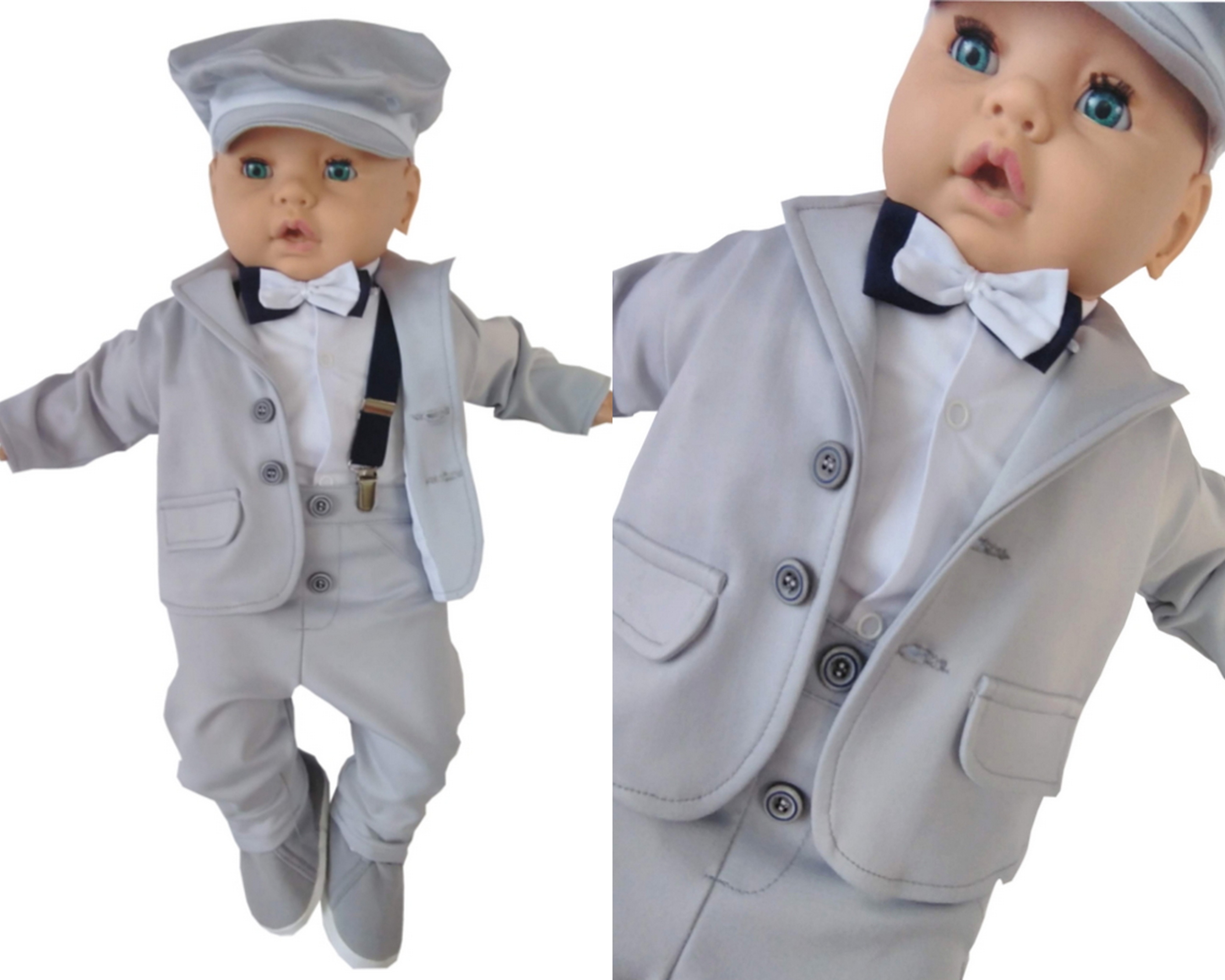 

Garnitur do chrztu ubranko Bawełna komplet 80