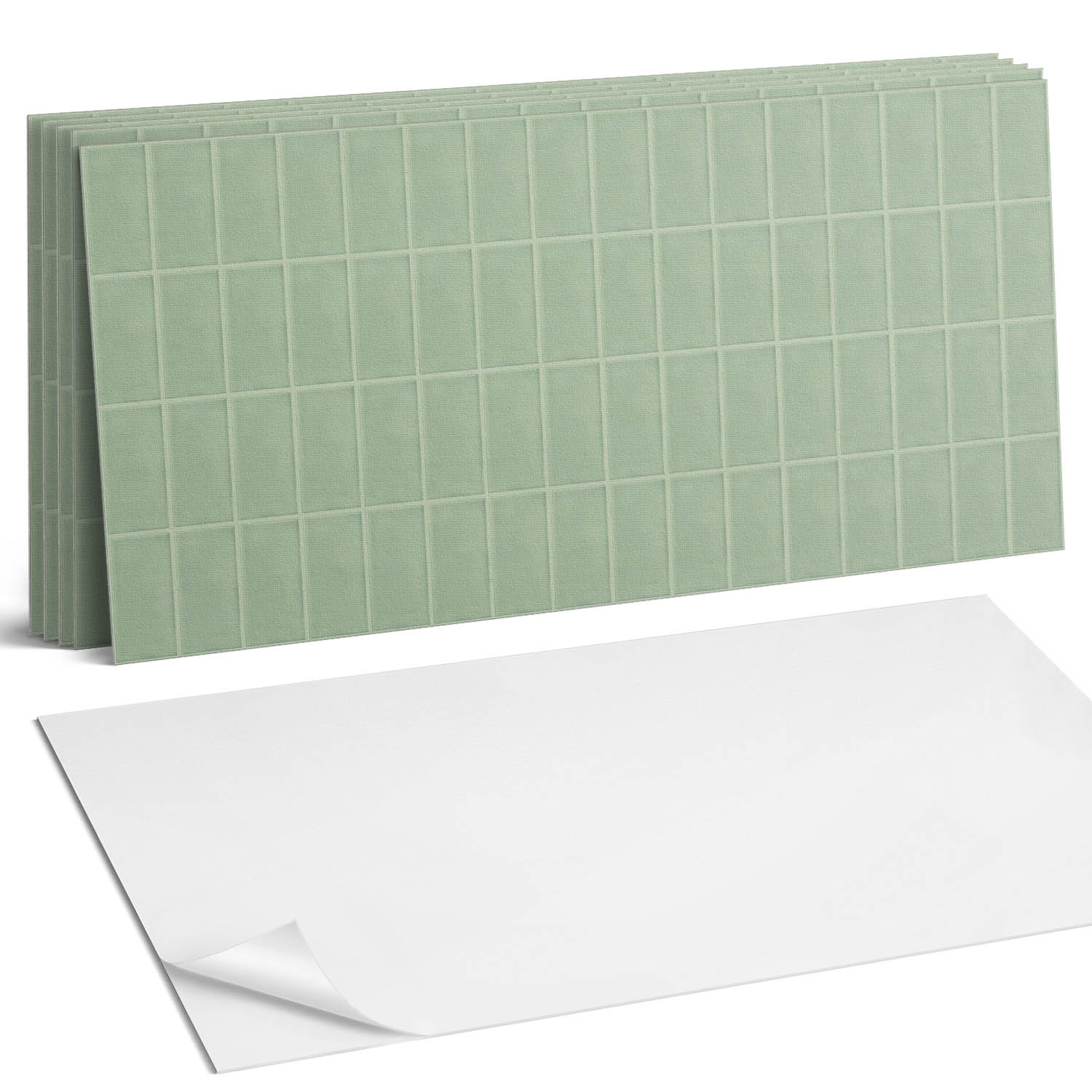 Nástenné dlaždice s Pvc grafikou Geometrické dlaždice s mriežkou 6 x 60 x 30 cm