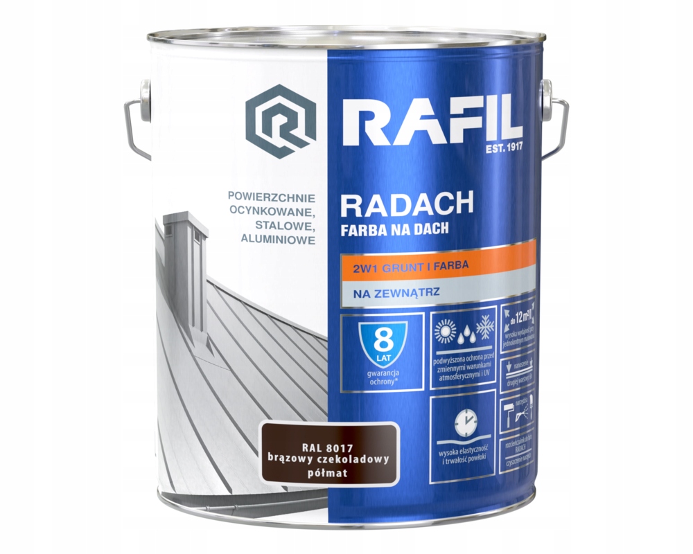 Rafil Radach Barva RAL8017 čokoládově hnědá 10l