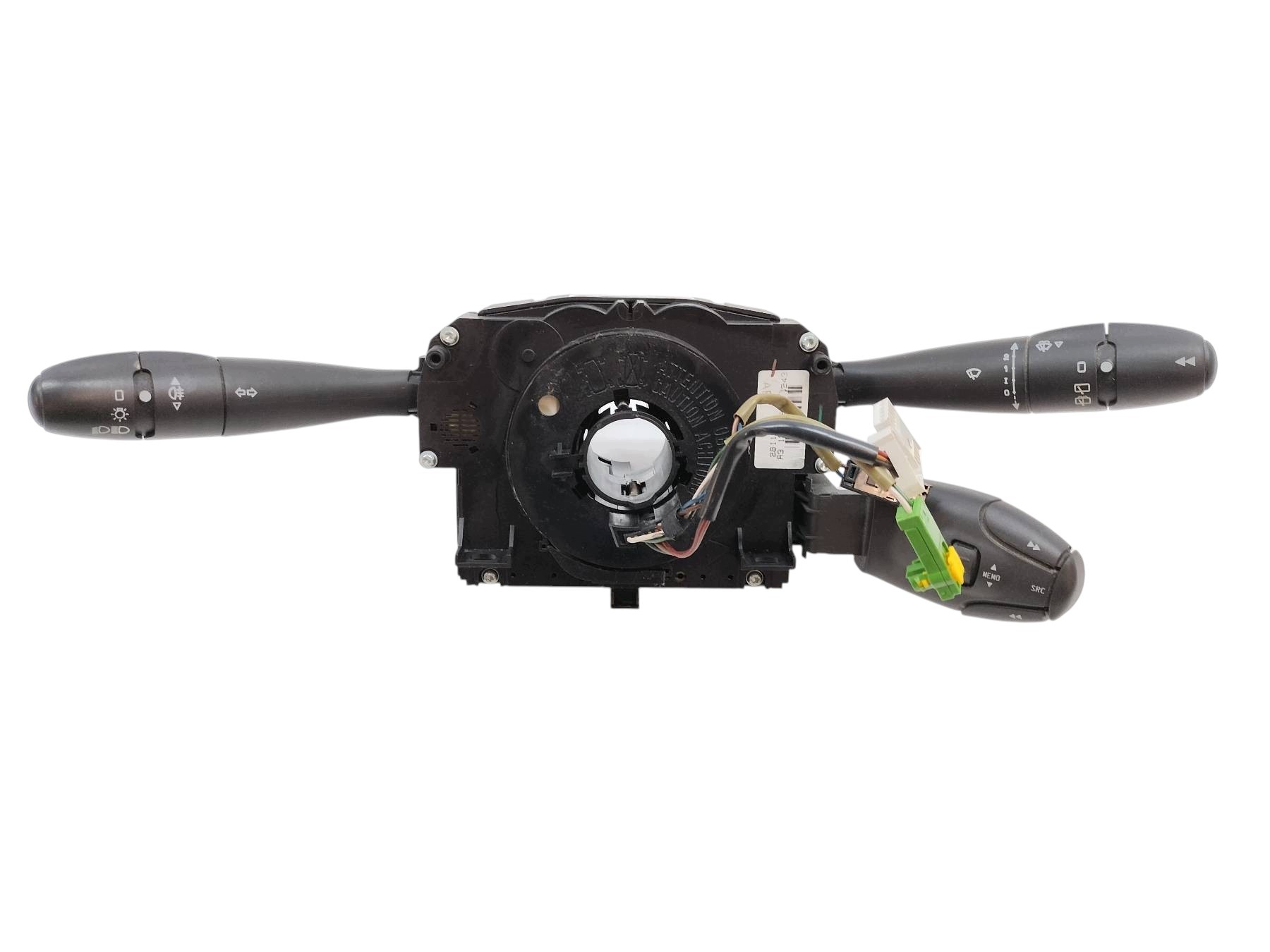 commande levier commodo sous volant 96630732XT Peugeot 207 et (2006-2012)