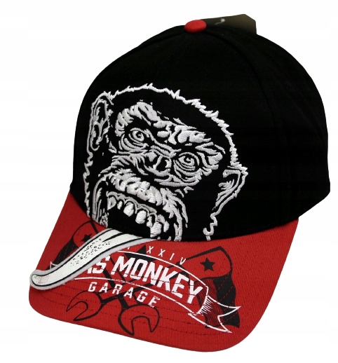 Kšiltovka Gas Monkey Garage s prošíváním 56 cm Bez regulace Výšivka