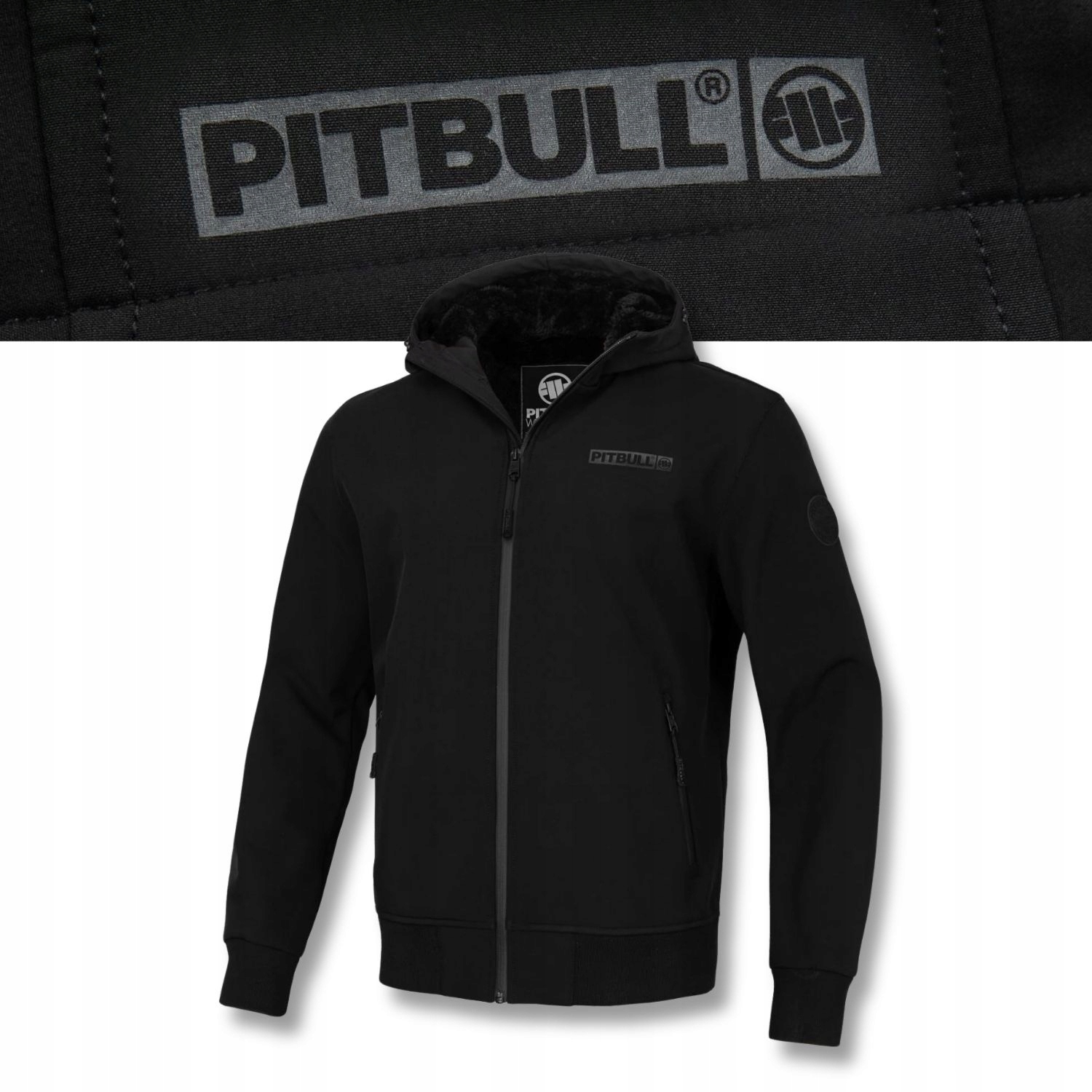 Pánská Zimní bunda prošívaná s kapucí Pitbull Dillon vysoký stojáček 3XL