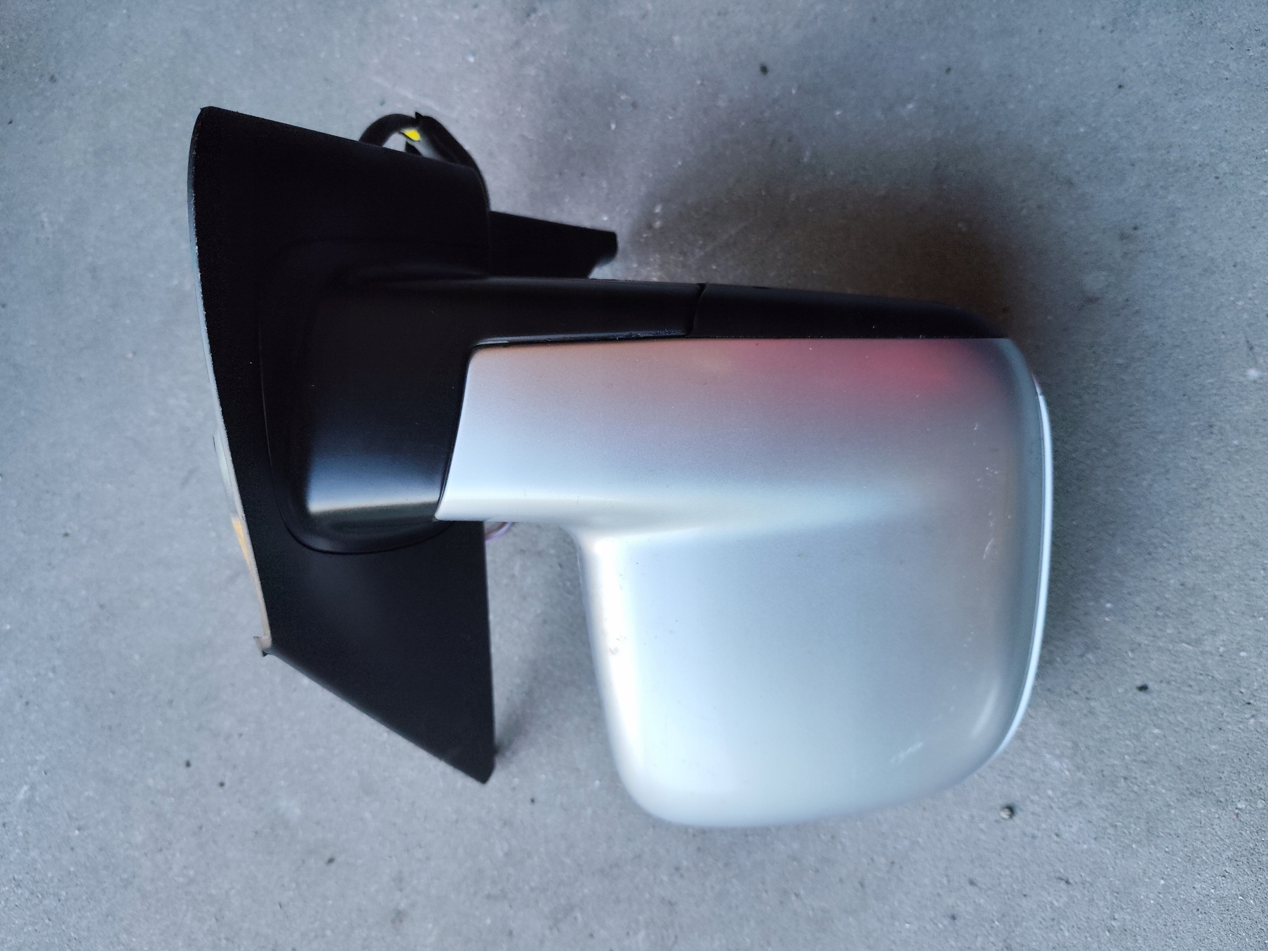 mirror mirrors komplet VW T5 right left pasazer/kierowca 7 PIN silver
