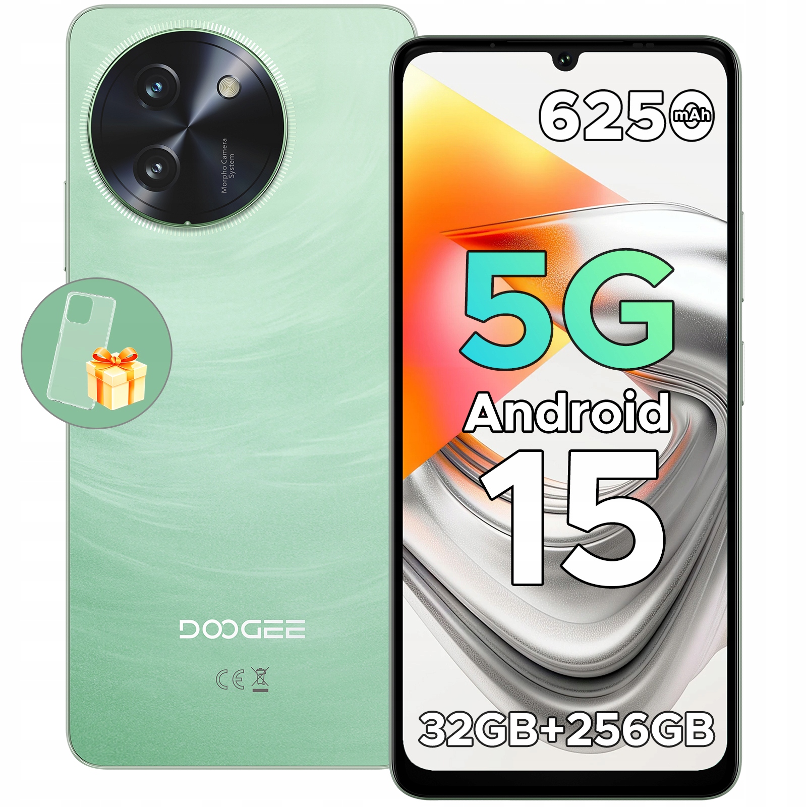Smartfon DooGee Note 59 Pro 8 GB / 256 GB 5G zielony