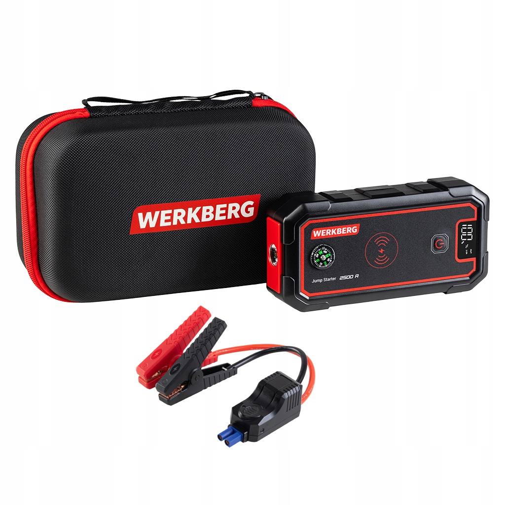 Štartovacie Zariadenie Powerbank Booster 2500A 23800 mAh indukčná nabíjačka