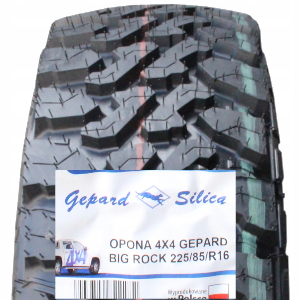 4X 225 / 85R16 всесезонні позашляхові шини 4x4 4 шт.