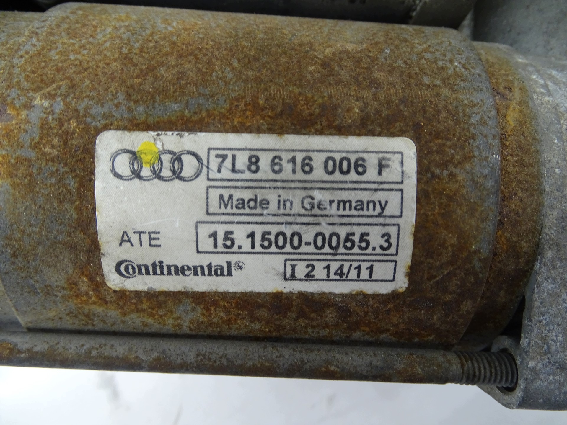 compressor; pump springing rear part AUDI Q7 7L8616006F