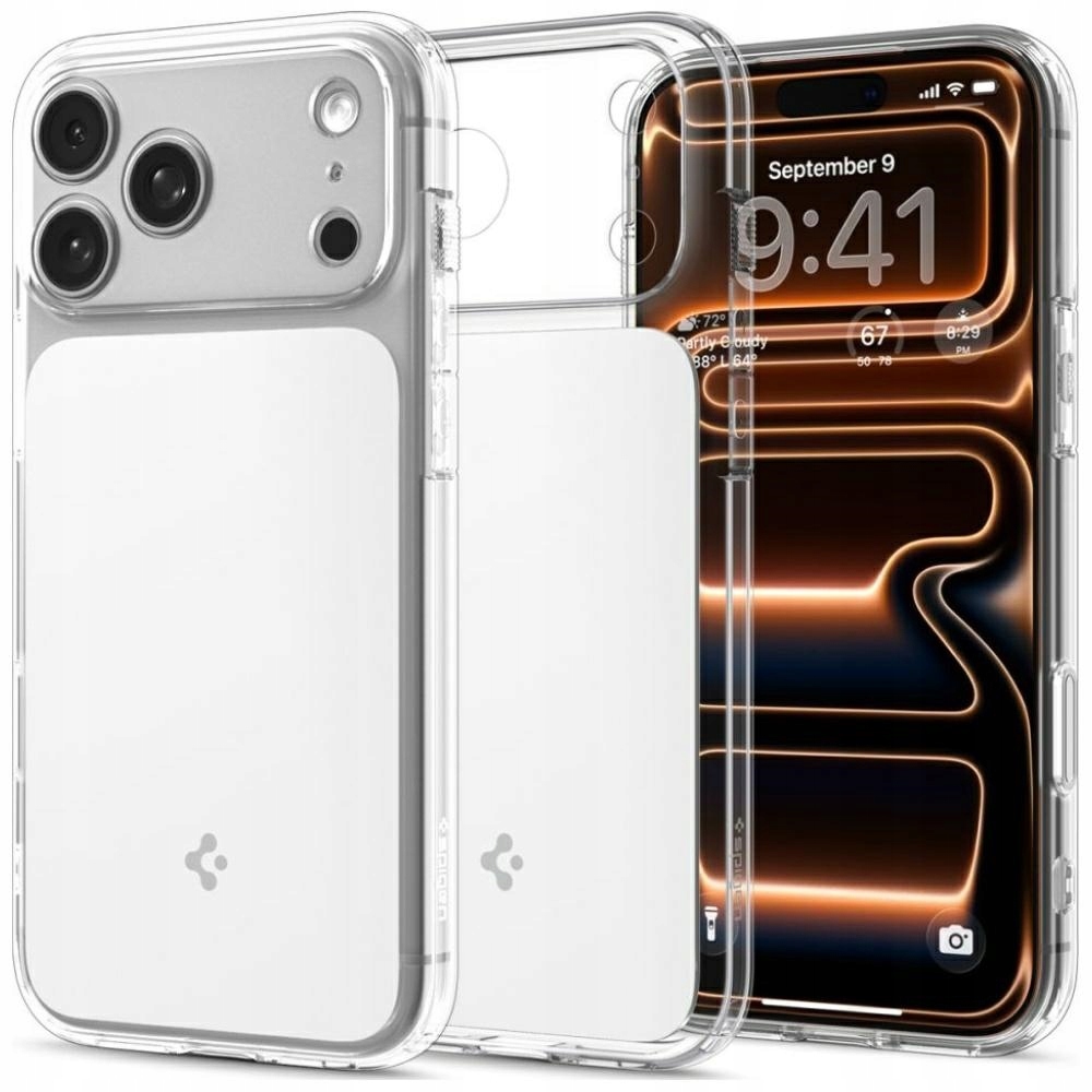 Pouzdro Spigen Ultra Hybrid "t" Mag MagSafe pro iPhone 17 Pro Max, bílé