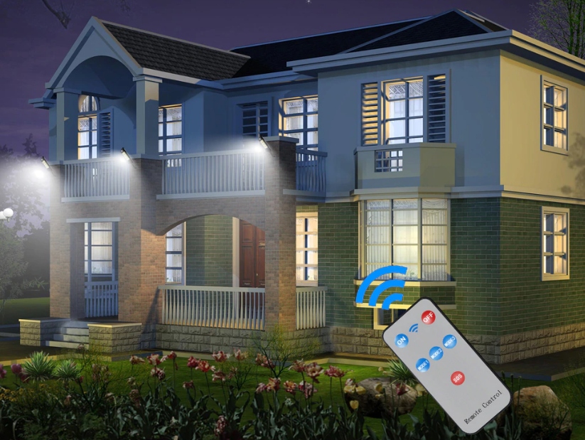 LAMPA SOLARNA 160 LED Z CZUJNIKIEM RUCHU ZMIERZCHU Moc 160 W