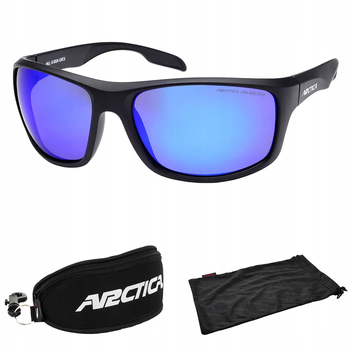 Arctica S352A Hill Polarizační sluneční brýle černé