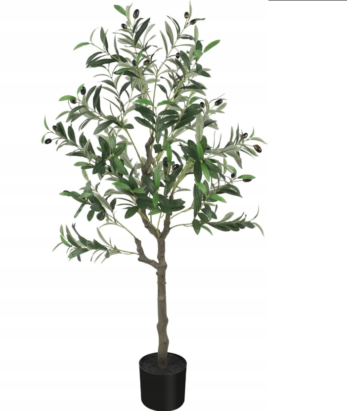 Sztuczne Drzewko Oliwne Drzewo Dekoracyjne Roślina 120cm Yoleo Typ 2