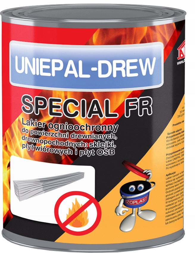 Ohnivzdorný lak Uniepal-drew Special Fr 5L