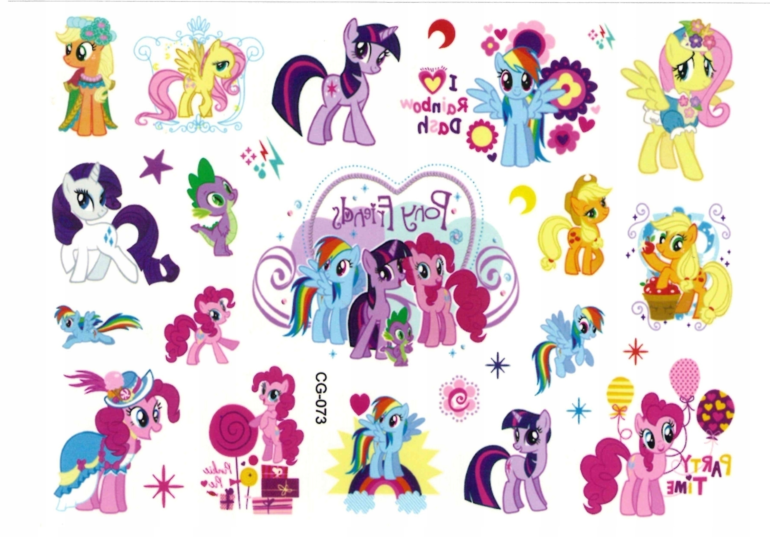 

Tatuaże zmywalne dla dzieci Koniki Pony CG073