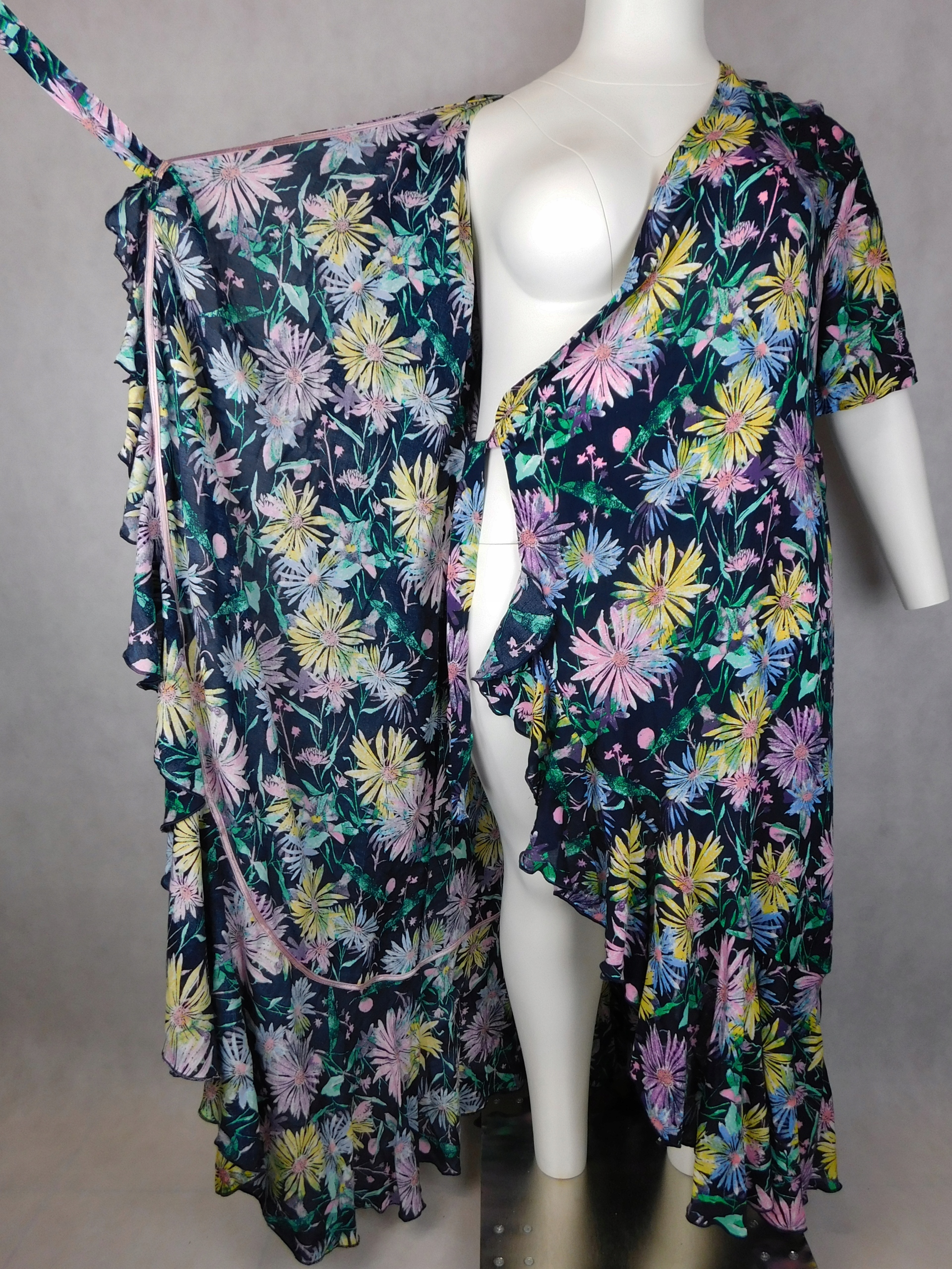 Sukienka kopertowa hiszpanka 4XL - 60/62 Styl inny