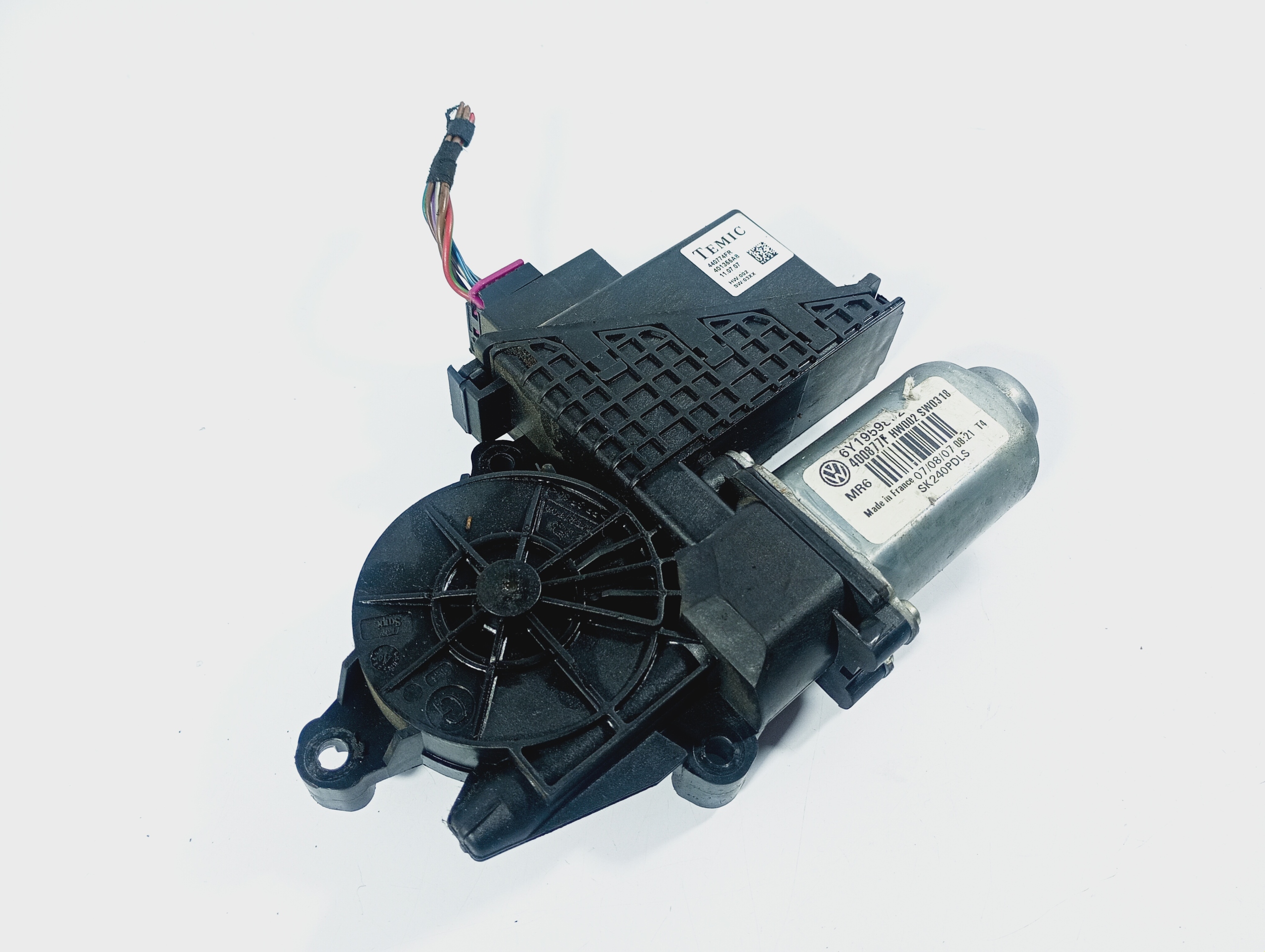 engine mini motor windows right front OE 6Y1959802 Skoda Fabia and 1 05-07
