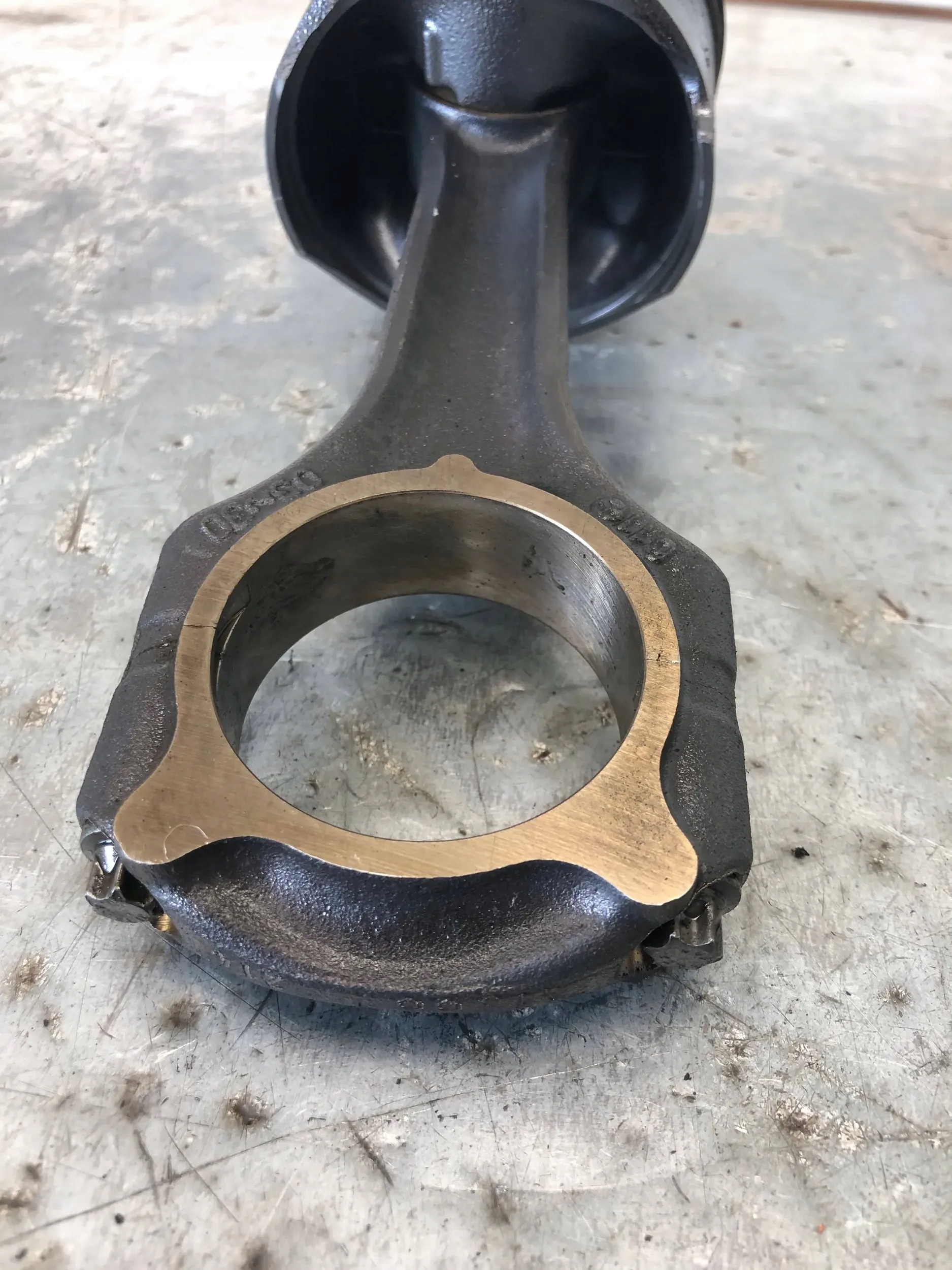 piston connecting rod 3.2 CDI 648.961 MERCEDES W211