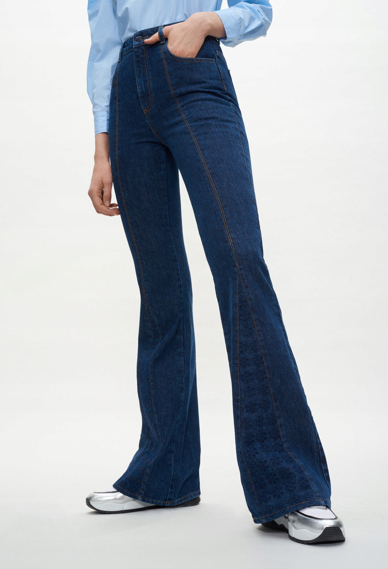 Džíny Claudie Pierlot CFPJE00124 R34