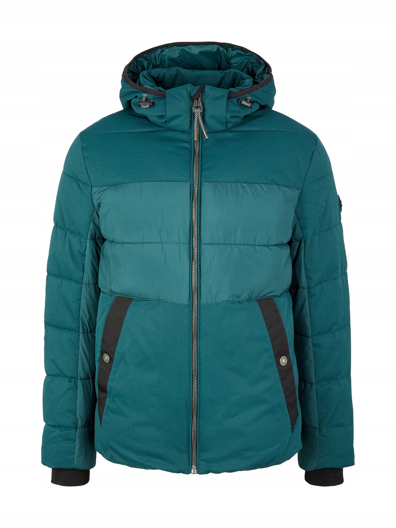 Tom Tailor Kurtka puchowa 1032481 Zielony Regular Fit
