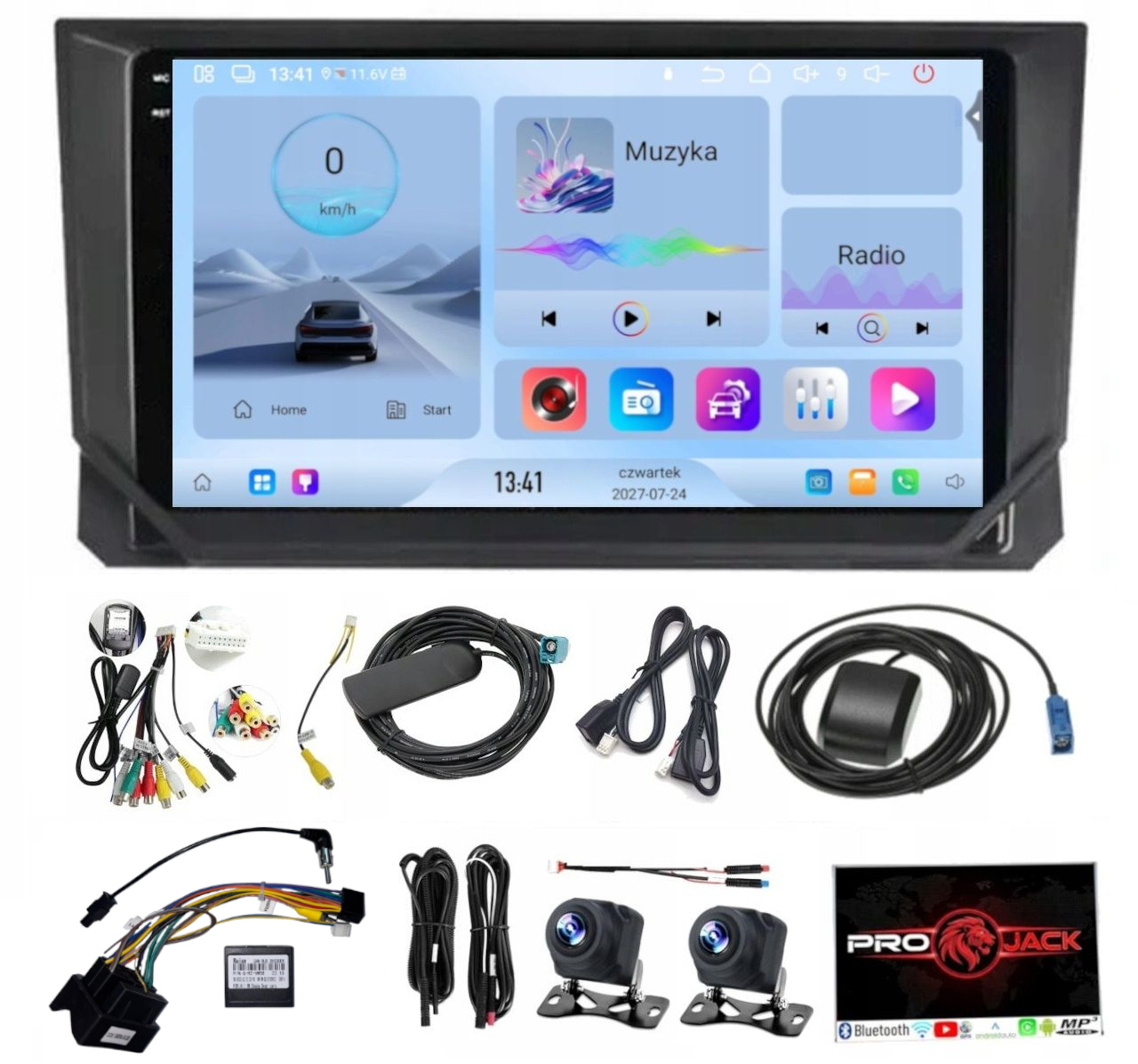 Radio Navigace Gps Android Auto Seat Ibiza V 2017-2023 4GB 64GB Sim