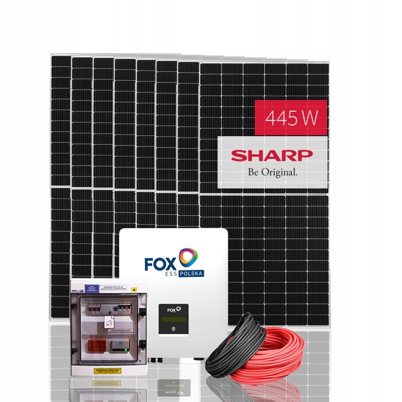 445SHARP10KW - ФОТОЭЛЕКТРИЧЕСКИЙ КОМПЛЕКТ 10 КВТ ПАНЕЛИ SHARP 445W