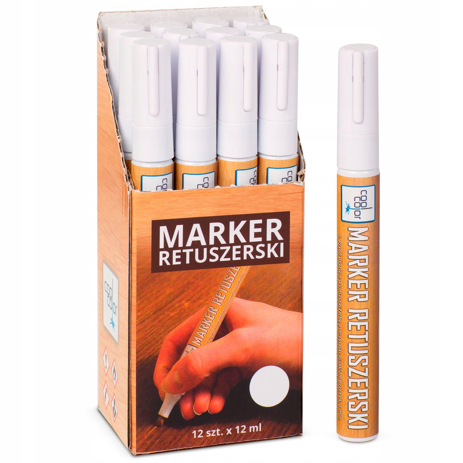 Marker retuszerski do mebli 12ml RAL 7015 Antracyt Marka Cool Color