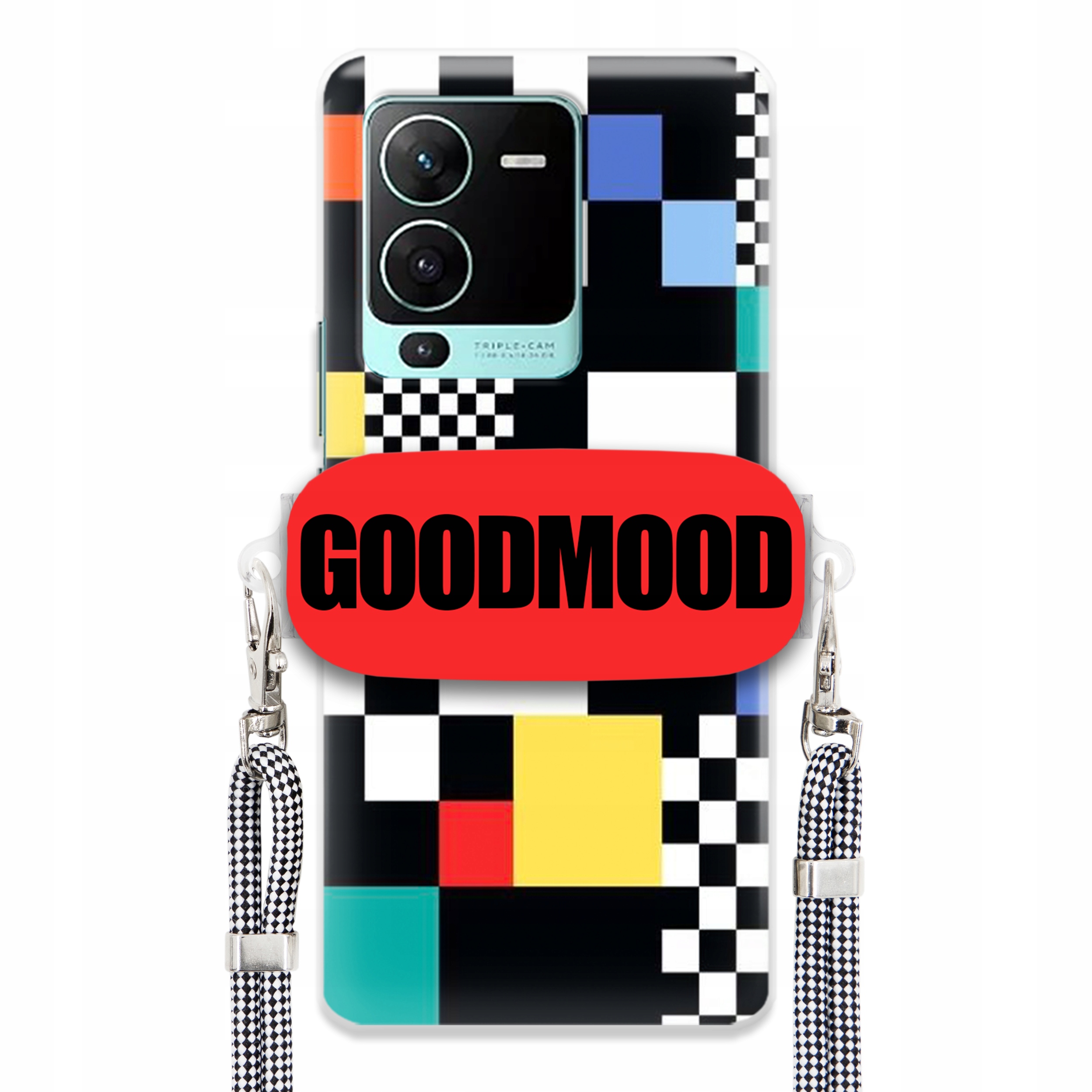 Puzdro Na Vivo S15 Pro 5G Puzdro Držiak Na Vodítko Na Telefón Pixelart MIX Vzorov