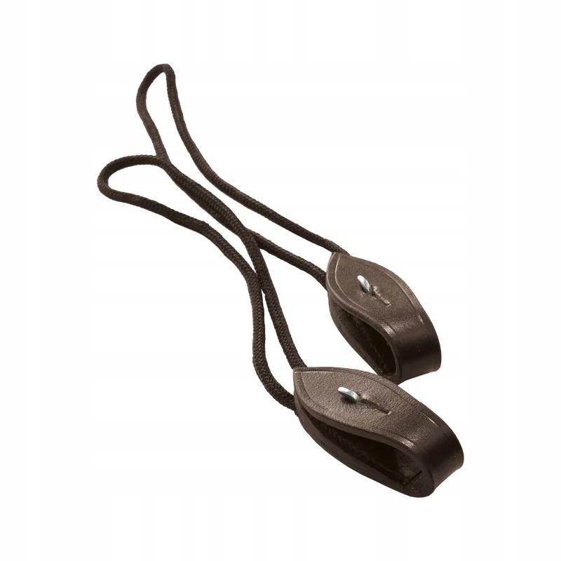 Łączniki do pelhamu Kavalkade paski brązowe