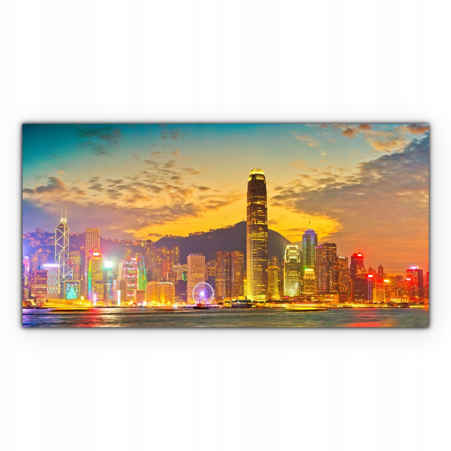 

Obraz canvas na ścianę 120x60 Miasto Zachód Słońca