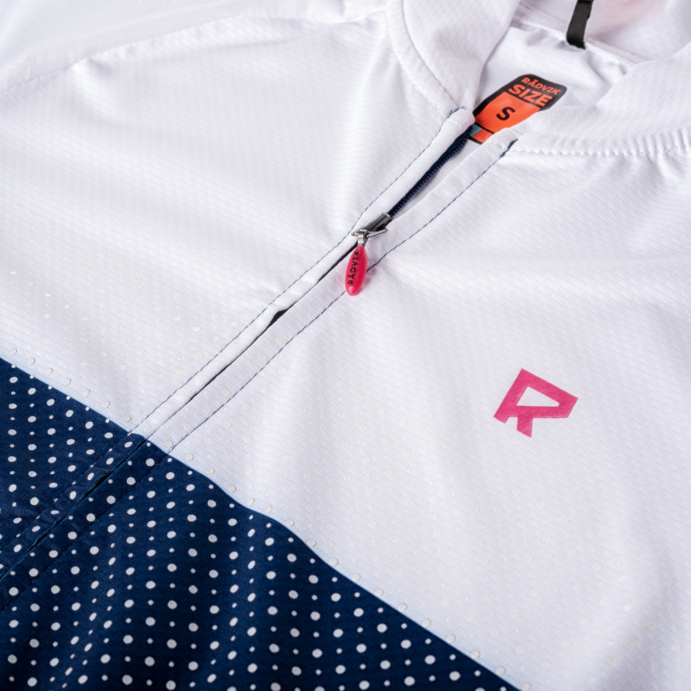 DAMSKA KOSZULKA ROWEROWA KOLARSKA ECHO RADVIK XS Kolor biały