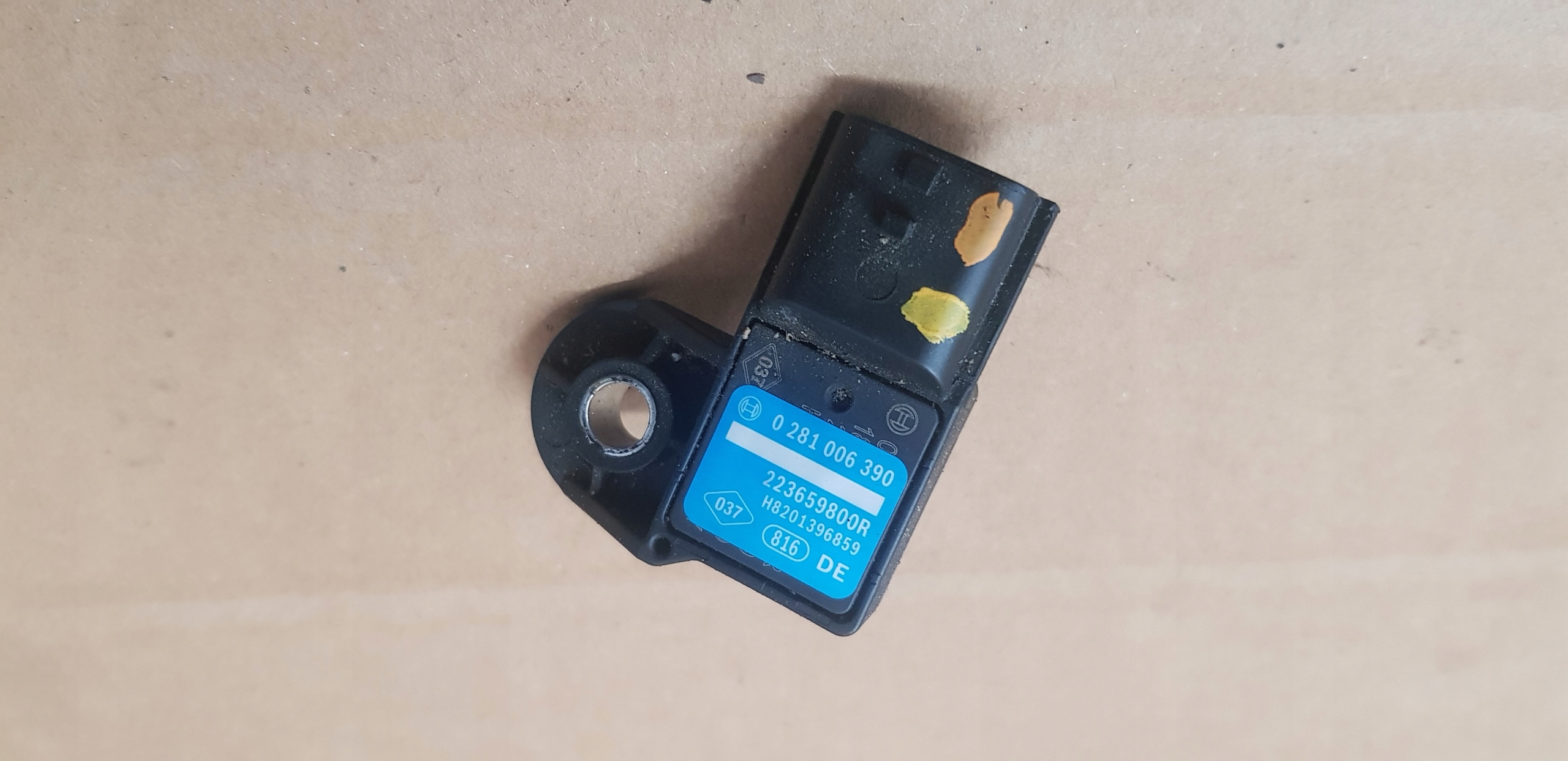 RENAULT TRAFIC ESPACE 1 6DCI MAP SENSOR 223659800R