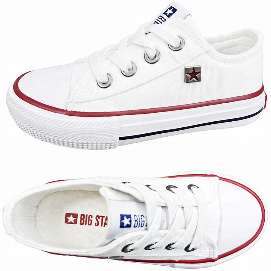 

Trampki Big Star gumki białe dziecięce DD374160 19