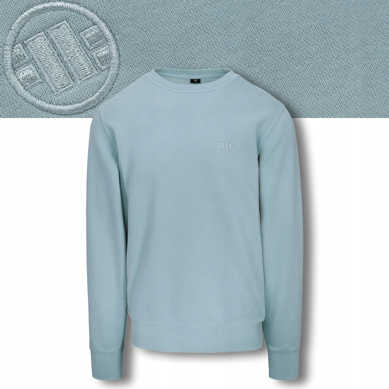 Męska Bluza Pitbull Sportowa bez kaptura Washed Lancaster II