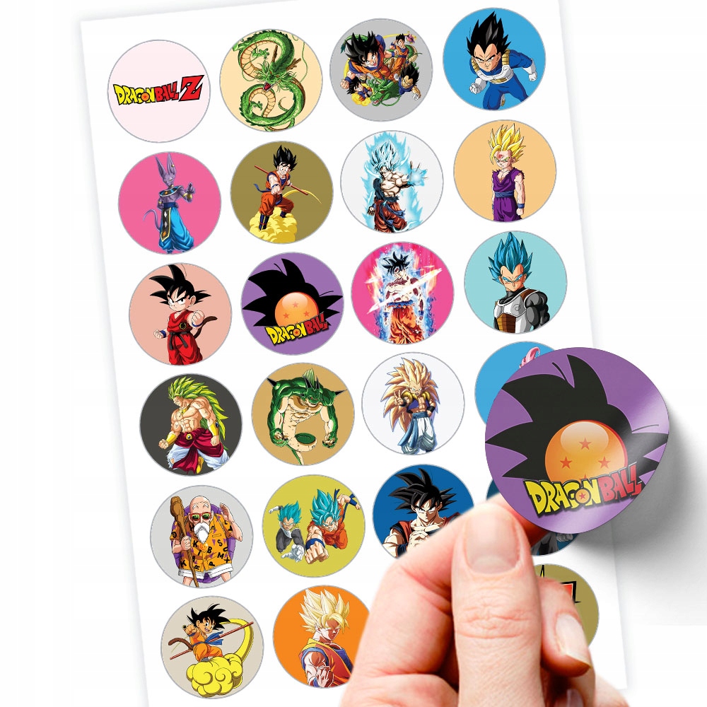 

24 Naklejki Dragon Ball Jakość