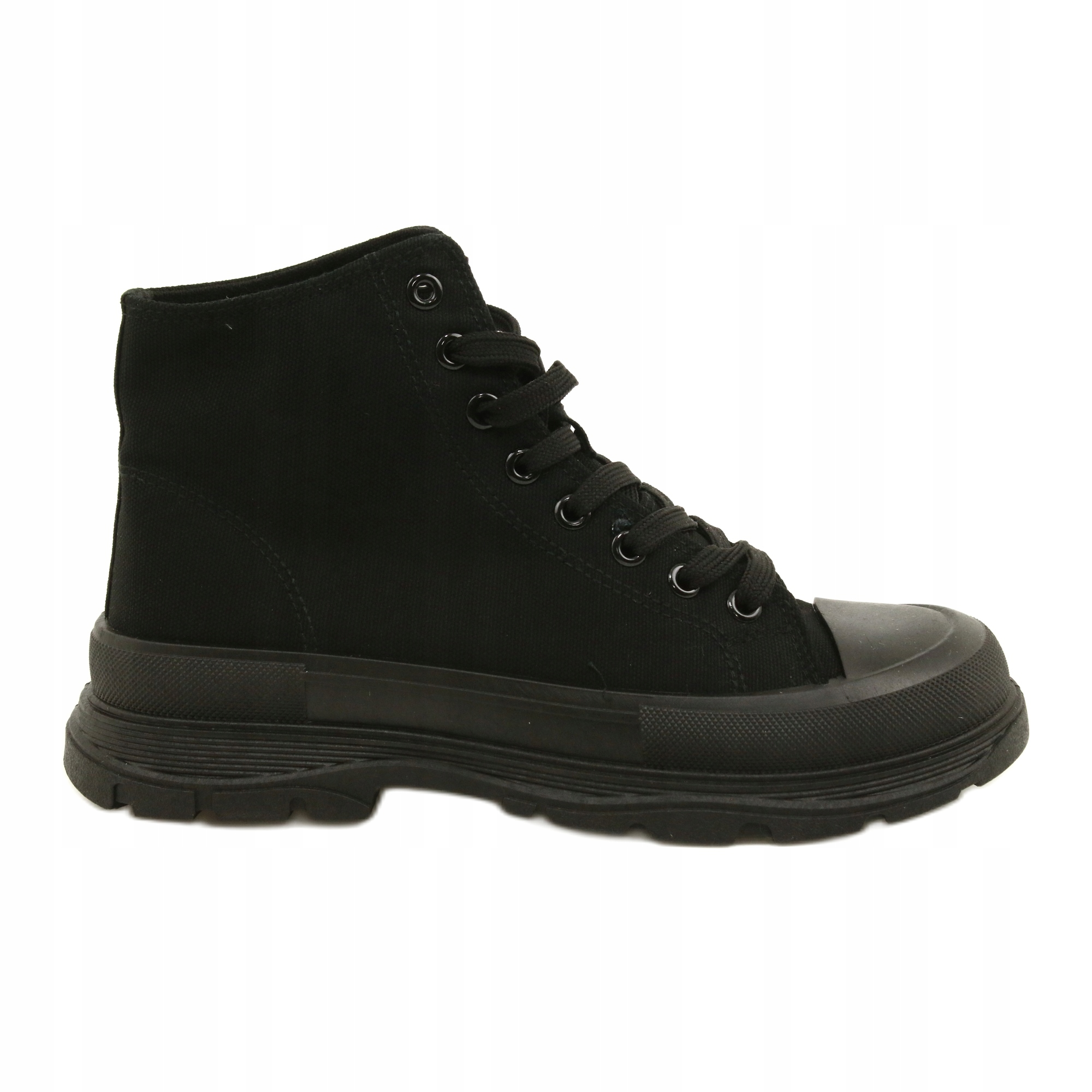 

Czarne Tkanina Buty Damskie Trampki News r.40