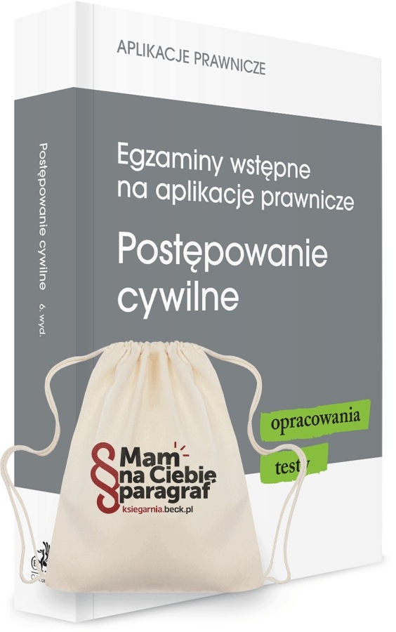 Egzaminy wstępne na aplikacje prawnicze. Postępowanie cywilne. testy C.